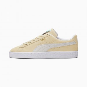 Tenis Puma Suede Classic XXI Transparente Amarillos Blancos | 09368LPGD
