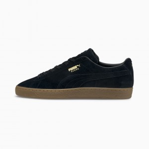 Tenis Puma Suede Gum Negros | 72085QJKY