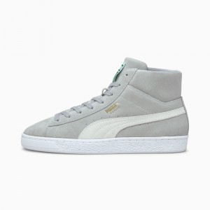 Tenis Puma Suede Mid XXI Blancos | 87195CJVN