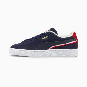 Tenis Puma Suede Triplex JR Rojos Blancos | 48531XOFI