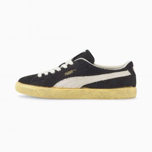 Tenis Puma Suede VTG The NeverWorn Negros Blancos Amarillos | 47915UQZG