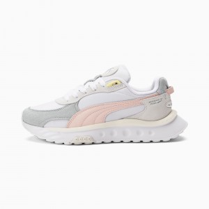 Tenis Puma Wild Rider Rollin Azules Blancos | 59136YAQN