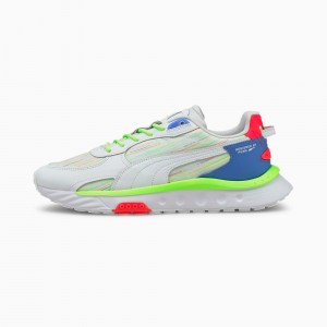 Tenis Puma Wild Rider Spectra Blancos | 30678DZHW