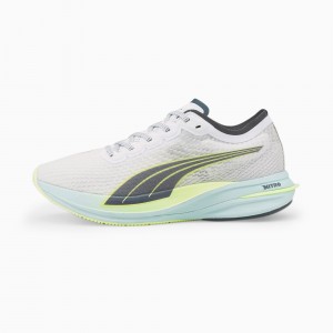 Tenis para Correr Puma Deviate NITRO Blancos Azules Azules | 71956XKDE