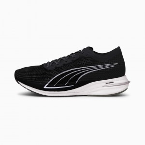 Tenis para Correr Puma Deviate NITRO Negros Plateados | 08423IBNQ