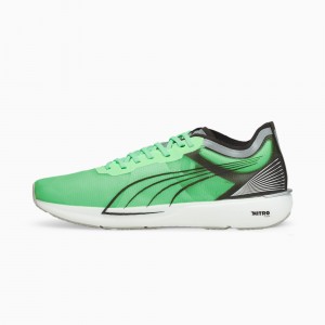 Tenis para Correr Puma Liberate NITRO COOLadapt Verdes Plateados Negros | 20196RTLX