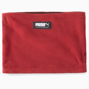 Warmer Puma Reversible Neck Warmer Rojos Negros | 62481PFDZ