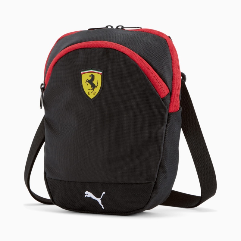 Bolsas Puma Scuderia Ferrari Replica Portable Negros | 49670VWJP