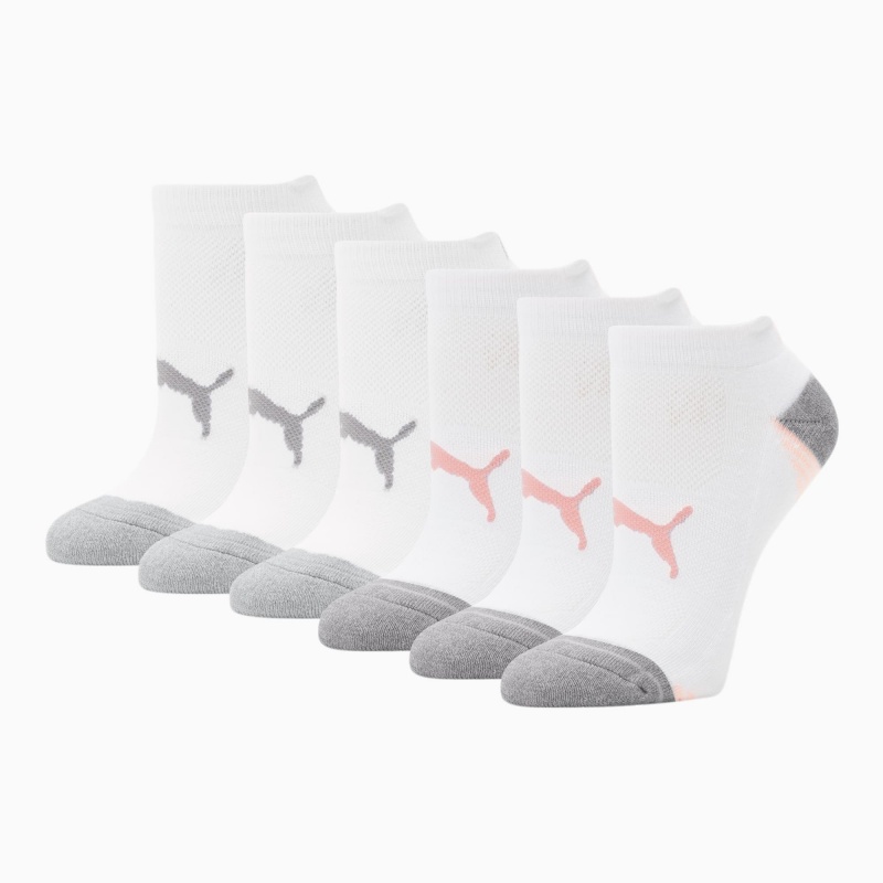 Calcetines Puma Low Cut Socks [6 Pack] Peach | 59372IEAS