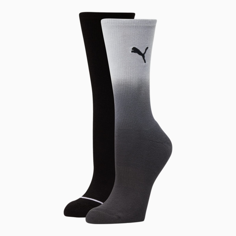 Calcetines Puma Terry Crew Socks [2 Pack] Negros | 07295NIYR
