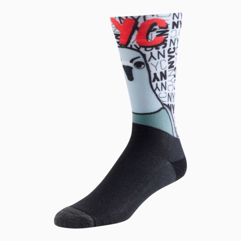 Calcetines Puma Unisex Crew [1 Pair] Negros Rojos | 45290QELN