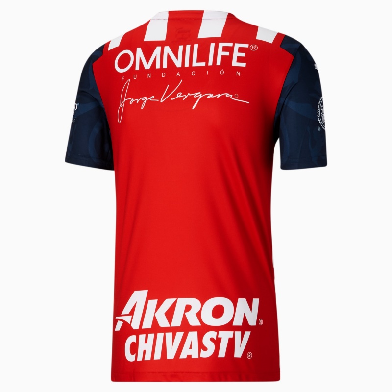 Camisa Puma Chivas Home Replica 21-22 Rojos | 76194JWOE