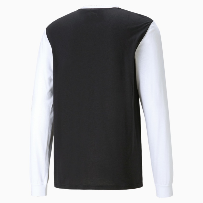 Camisa Puma Splash Shooting Blancos Negros | 28491QPDG
