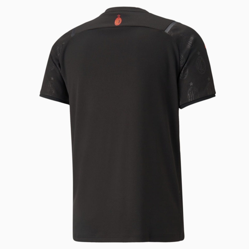 Camiseta Puma ACM Third Replica Negros Rojos | 92134DWEG
