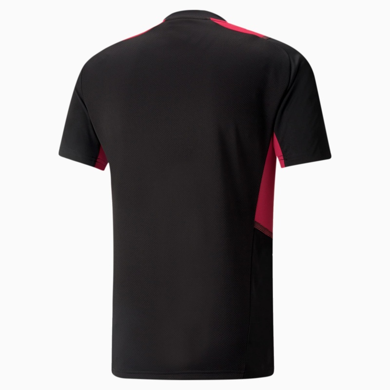 Camiseta Puma AC Milan Entrenamiento Negros Rojos | 81047BKQR