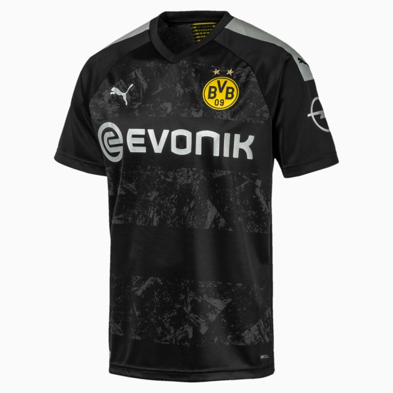 Camiseta Puma BVB Away Replica Negros | 16894WTZF