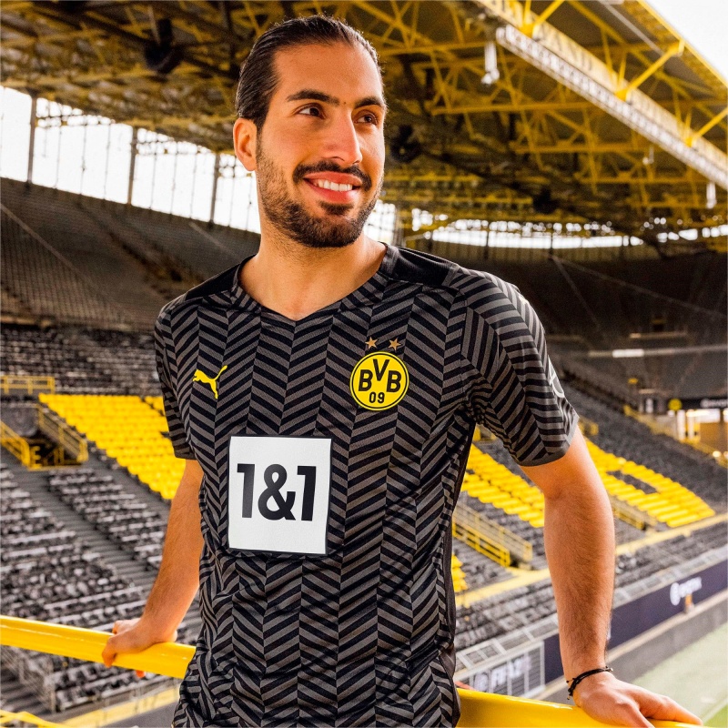 Camiseta Puma BVB Away Replica Negros | 13986TQOA