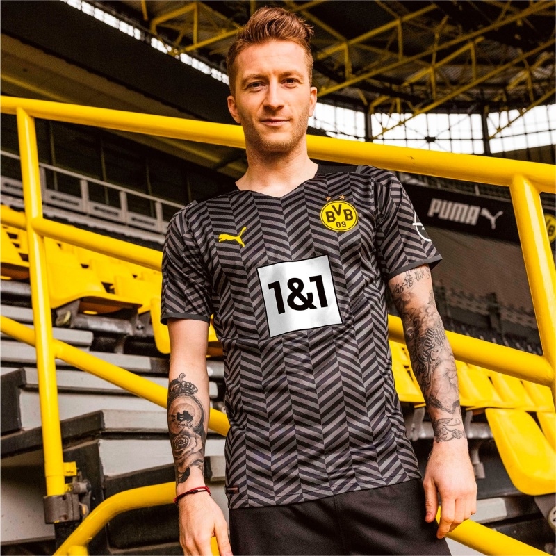 Camiseta Puma BVB Away Replica Negros | 13986TQOA