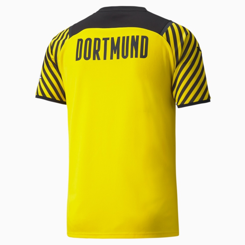 Camiseta Puma BVB Home Replica Amarillos Negros | 14923FQXK