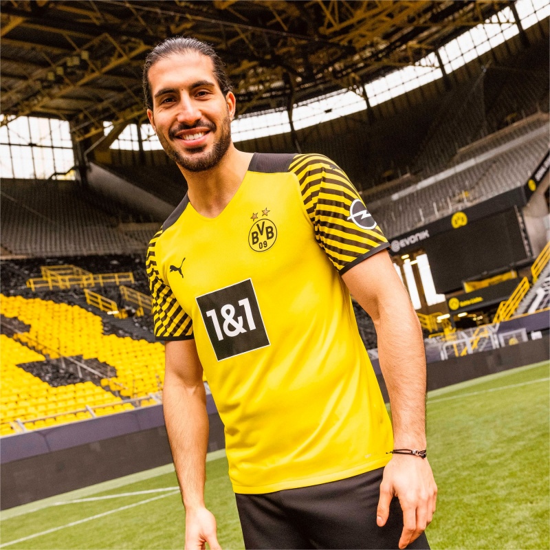 Camiseta Puma BVB Home Replica Amarillos Negros | 14923FQXK