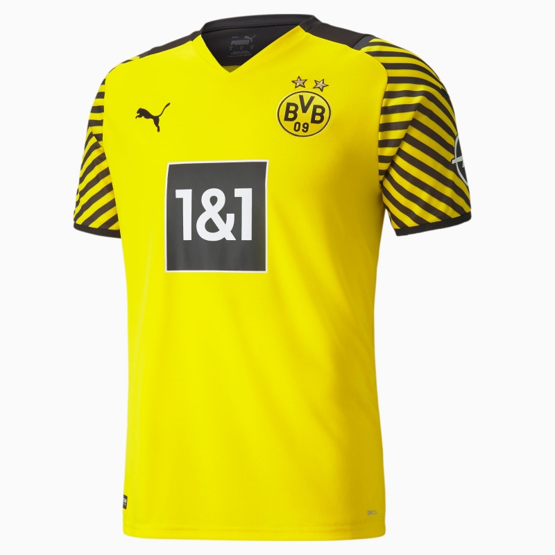 Camiseta Puma BVB Home Replica Amarillos Negros | 14923FQXK