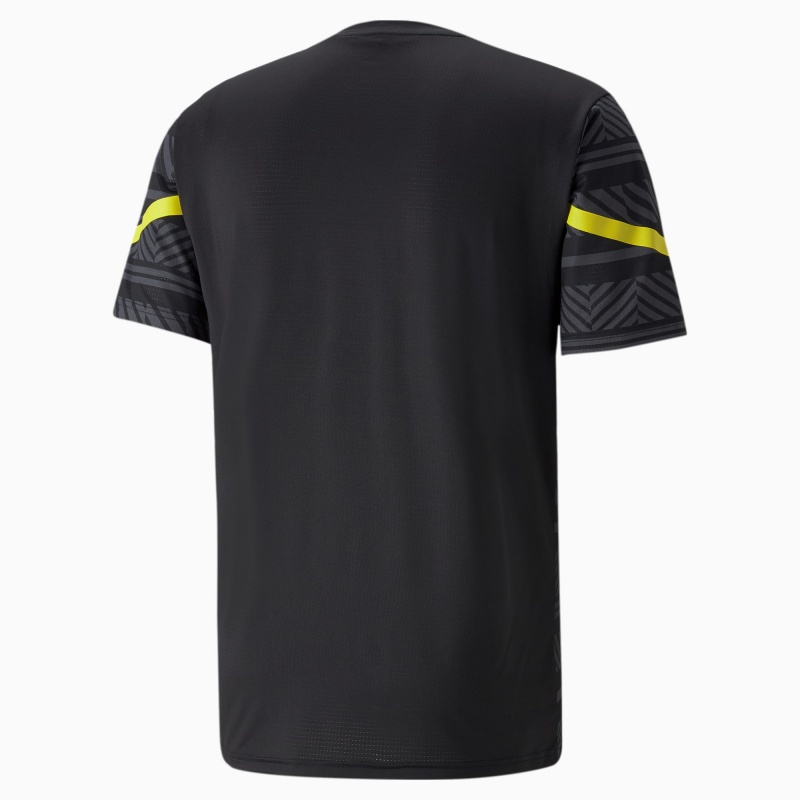 Camiseta Puma BVB Prematch Negros Amarillos | 35624NBVW
