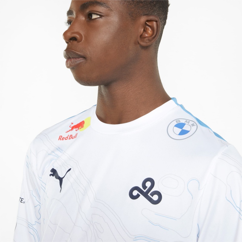 Camiseta Puma Cloud9 E7 Replica Esports Blancos | 69708OEJR