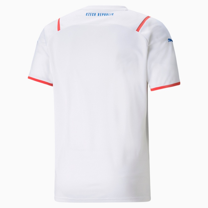 Camiseta Puma Czech Republic Away Replica Blancos | 40529ZHJO