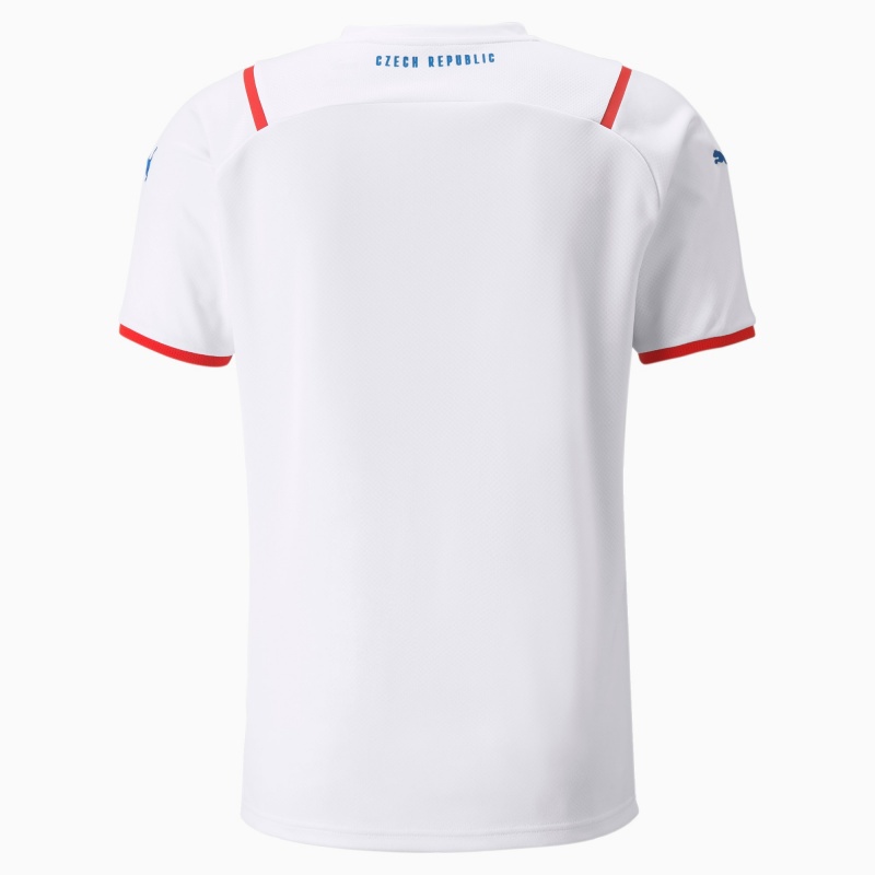 Camiseta Puma Czech Republic Away Replica Blancos | 40529ZHJO