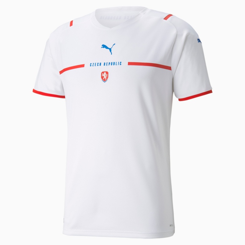 Camiseta Puma Czech Republic Away Replica Blancos | 40529ZHJO