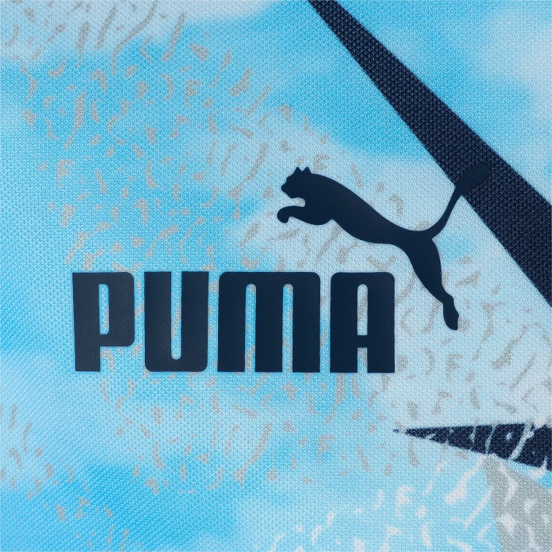 Camiseta Puma Man City Calle Soccer Soccer Azules Claro | 15836TRJB