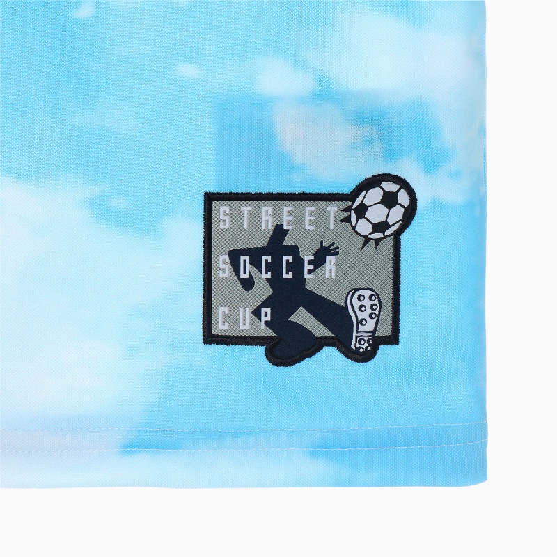 Camiseta Puma Man City Calle Soccer Soccer Azules Claro | 15836TRJB