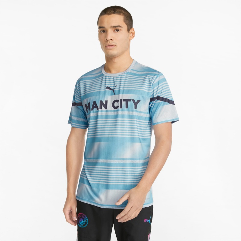 Camiseta Puma Man City Prematch Soccer Heather / Peacoat | 54280SUHE
