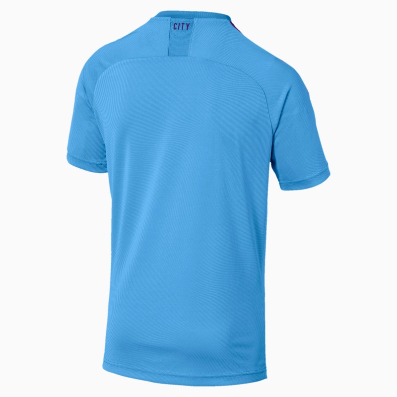 Camiseta Puma Manchester City FC Home TeamLightBlue / TillandsiaPurp | 31695PCXD