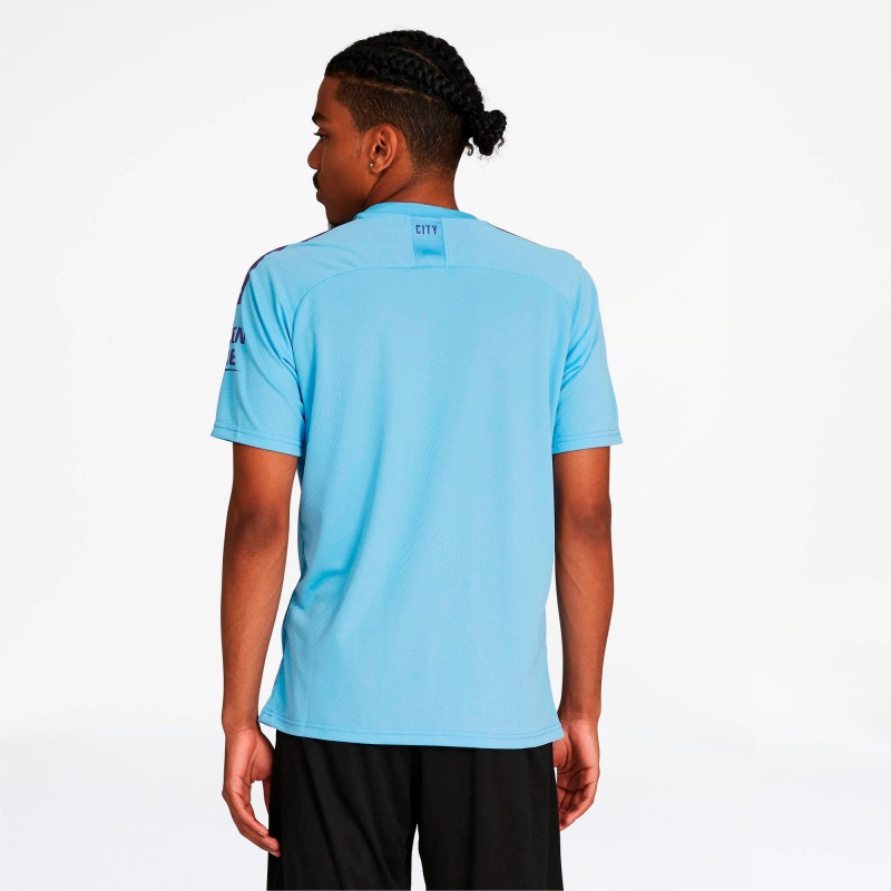 Camiseta Puma Manchester City FC Home TeamLightBlue / TillandsiaPurp | 31695PCXD