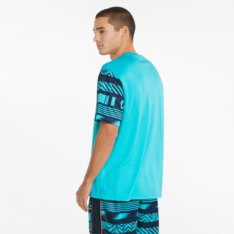 Camiseta Puma Manchester City FtblHeritage Soccer Azules | 94286TROZ