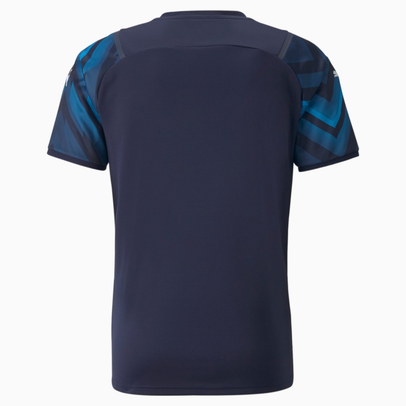 Camiseta Puma OM Away Replica with Sponsors Peacoat / Bleu Azur | 80279DCWL