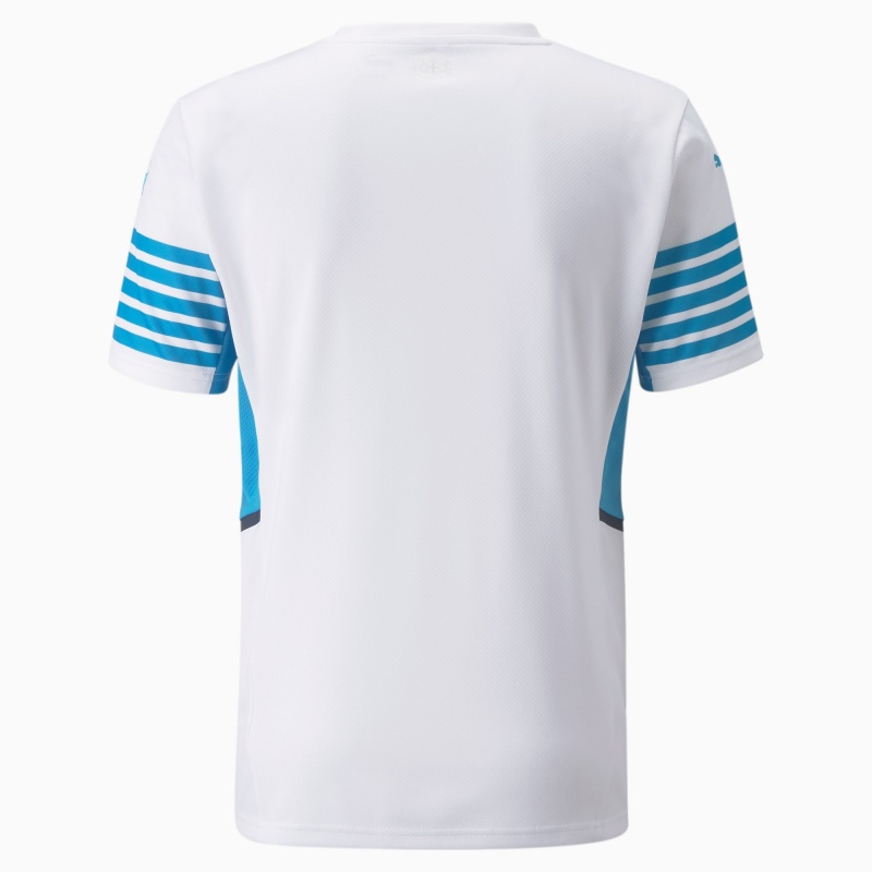 Camiseta Puma OM Home Replica with Sponsors Blancos | 91534FJML