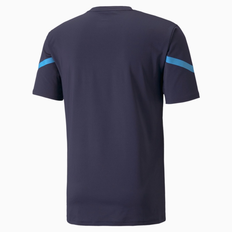 Camiseta Puma OM Prematch Peacoat / Bleu Azur | 01235WLPM