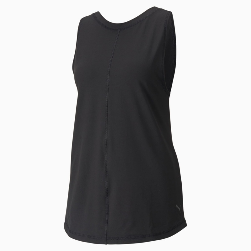 Camiseta sin Manga Puma CLOUDSPUN High Neck Entrenamiento Negros | 35178WHCG