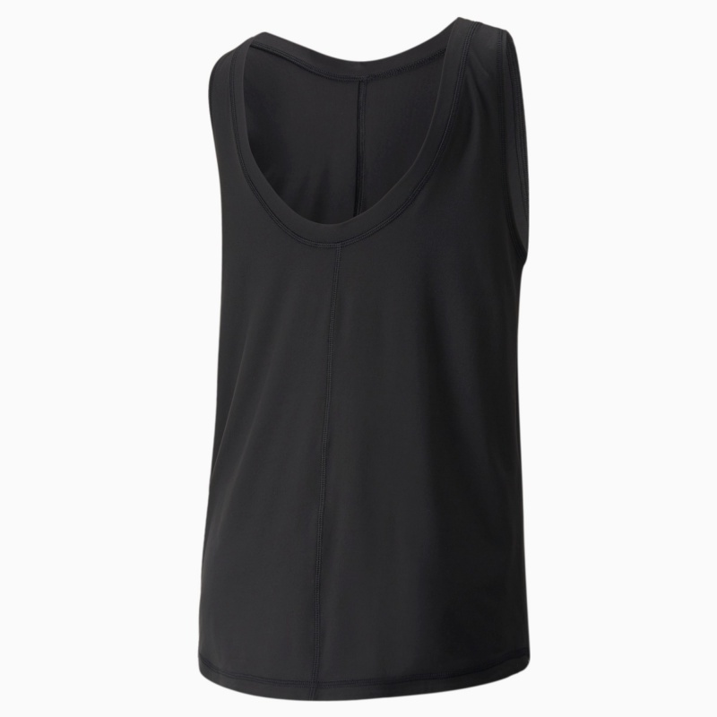 Camiseta sin Manga Puma CLOUDSPUN High Neck Entrenamiento Negros | 35178WHCG