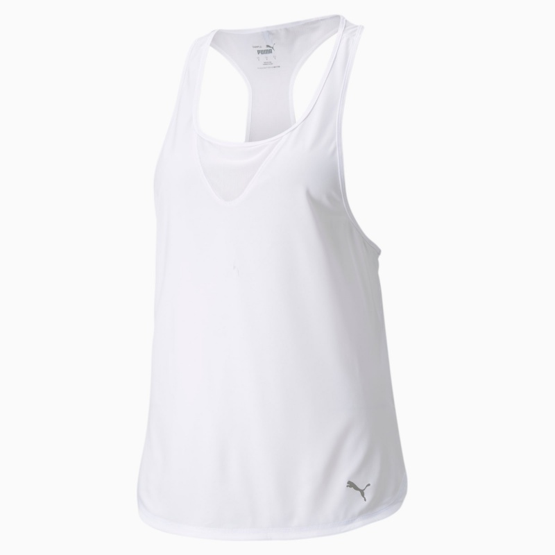 Camiseta sin Manga Puma COOLADAPT Correr Tank Top Blancos | 05236WPNT