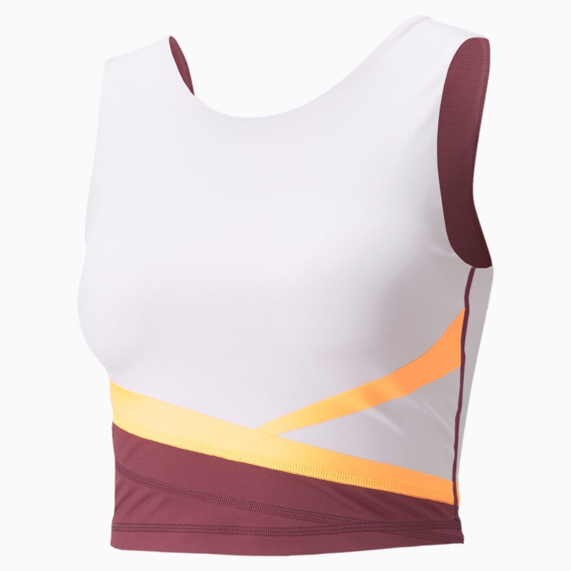 Camiseta sin Manga Puma EVERSCULPT Fitted Entrenamiento Lavanda | 92180UXPN