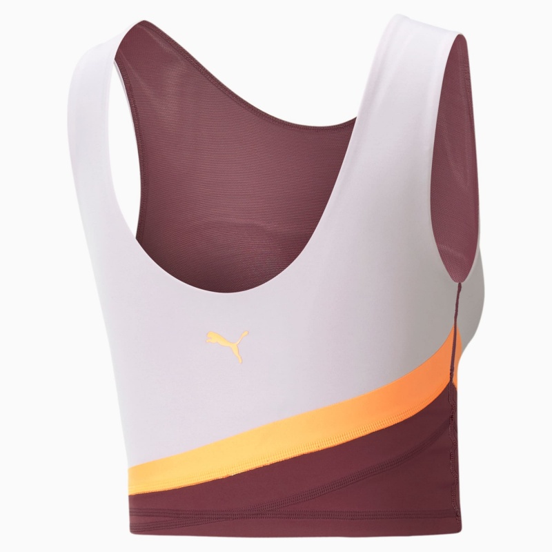 Camiseta sin Manga Puma EVERSCULPT Fitted Entrenamiento Lavanda | 92180UXPN