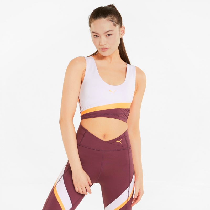 Camiseta sin Manga Puma EVERSCULPT Fitted Entrenamiento Lavanda | 92180UXPN