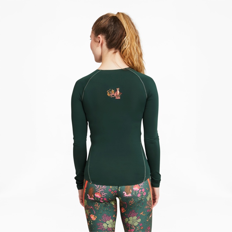 Capa Base Puma PUMA x LIBERTY Printed Verdes | 39675VCAS