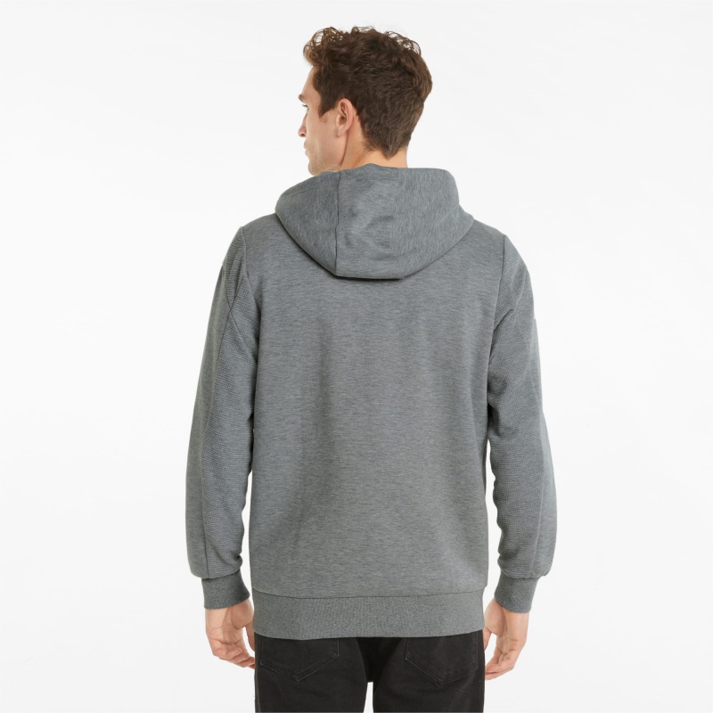 Chamarras Puma BMW M Motorsport Encapuchado Sweat Medium Gray Heather | 31465PRFE