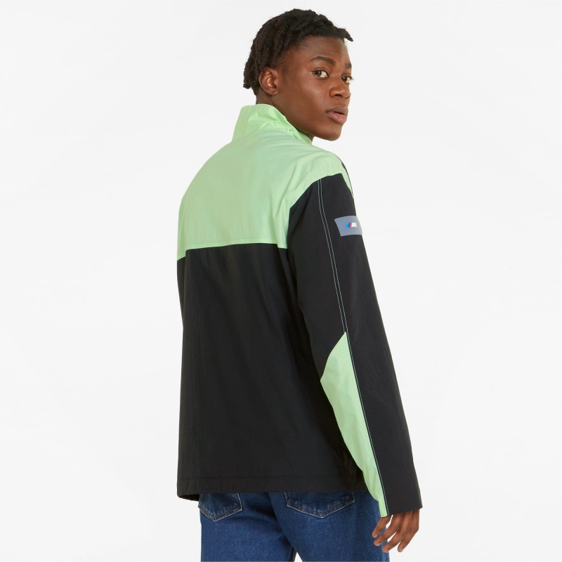 Chamarras Puma BMW M Motorsport Statement Woven Verdes | 06895HADB