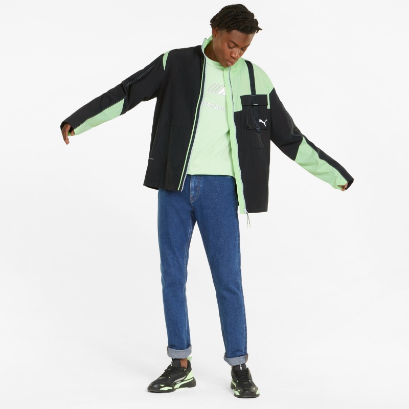 Chamarras Puma BMW M Motorsport Statement Woven Verdes | 06895HADB