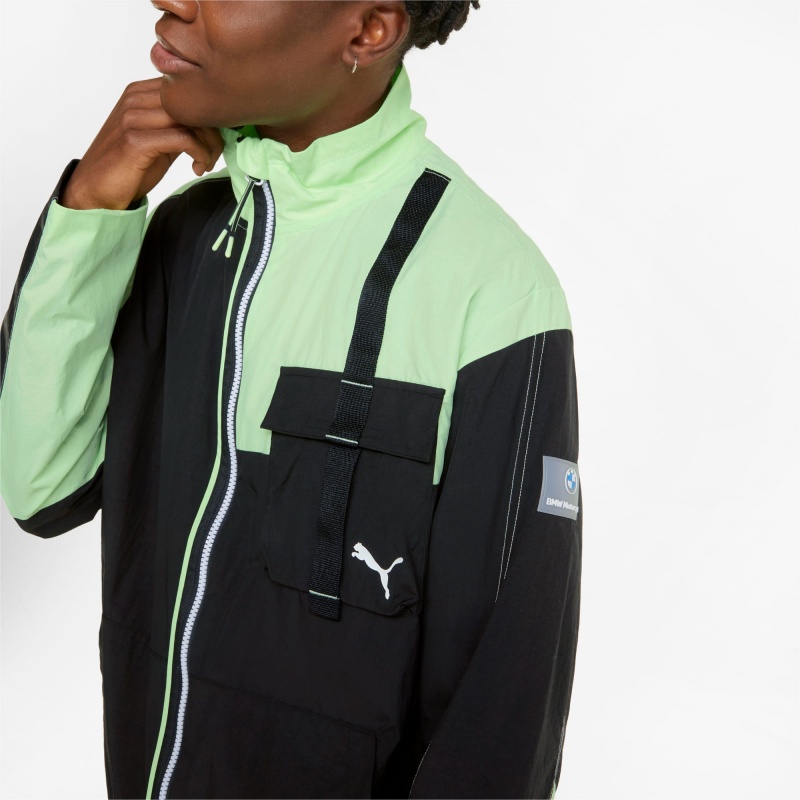 Chamarras Puma BMW M Motorsport Statement Woven Verdes | 06895HADB